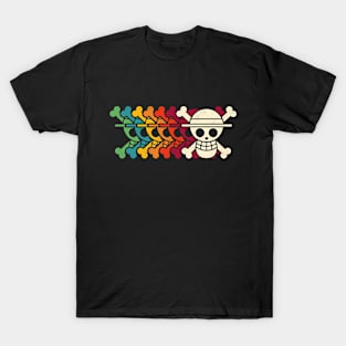 Retro Mugiwara Jolly Roger T-Shirt